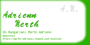 adrienn merth business card